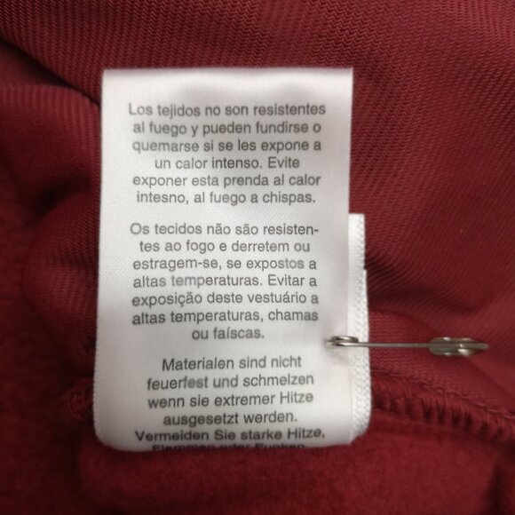 Columbia Sportswear Co. Men's Size Medium Red Full Zip Straight Fit Fleece Vest - Picture 9 of 12